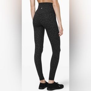 Lululemon High Rise Align Camo Leopard Leggings
